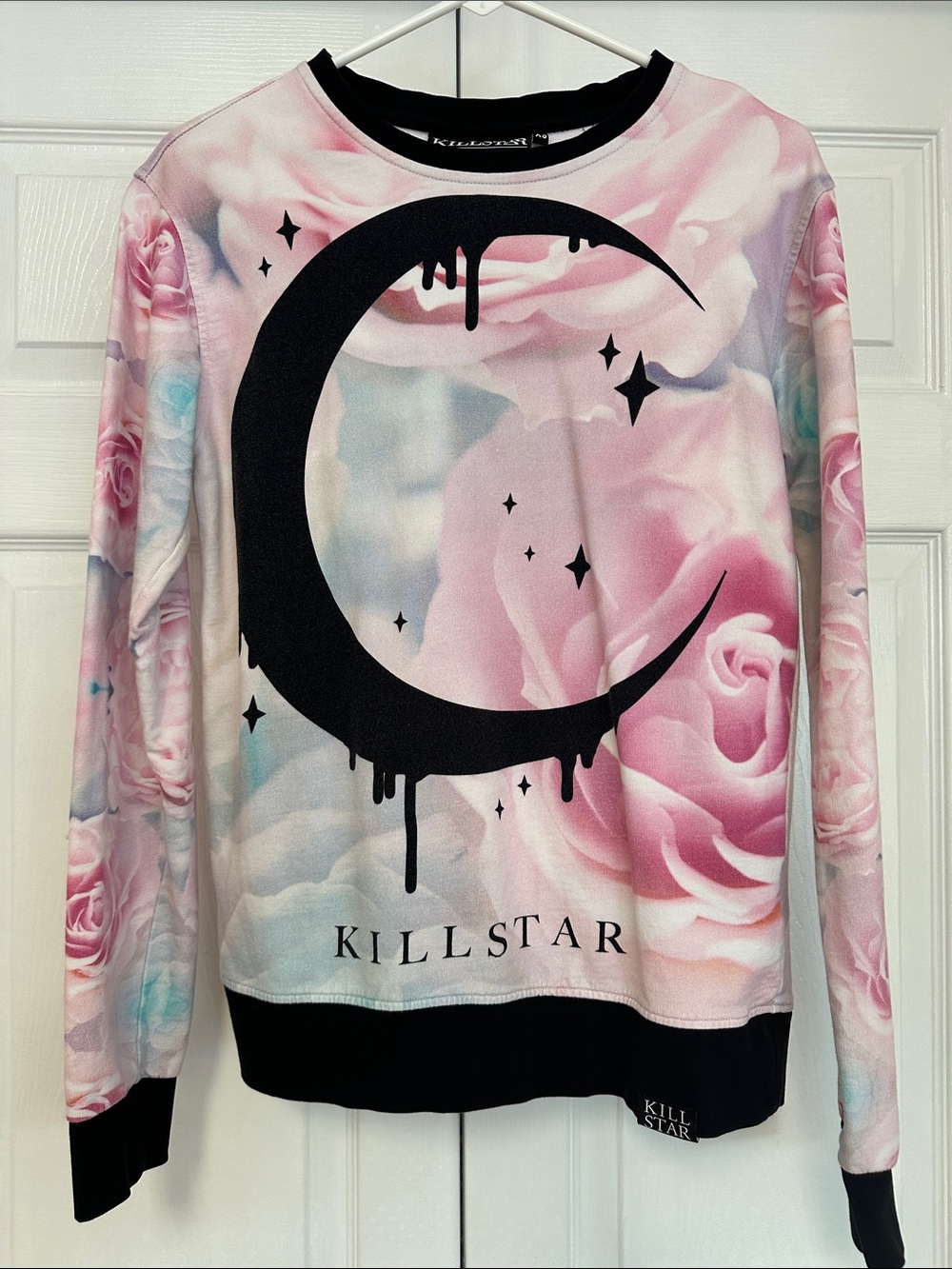 Killstar Pastel Moon Sweatshirt Women’s Size XS